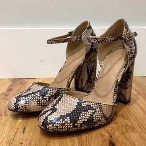 Snakeskin Heels